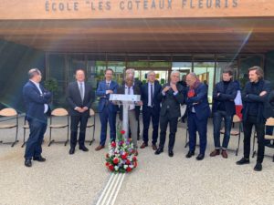 Hubert ZOUTU inaugure les Coteaux Fleuris