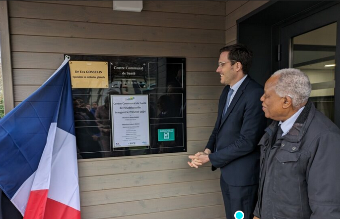 Inauguration Centre de soins - Heudebouville - Hubert ZOUTU - EFOB